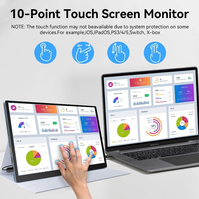 Monitor Sentuh Portabel HOT Ga - Android Tablet Gaming Accessories ulasan dan harga