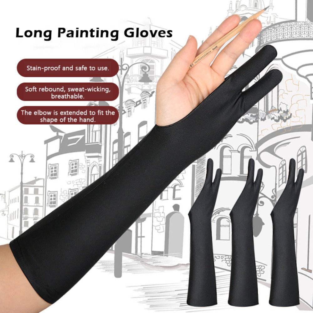 1 Buah Sarung Tangan Lukis Dua - Drawing Glove Artist ulasan dan harga
