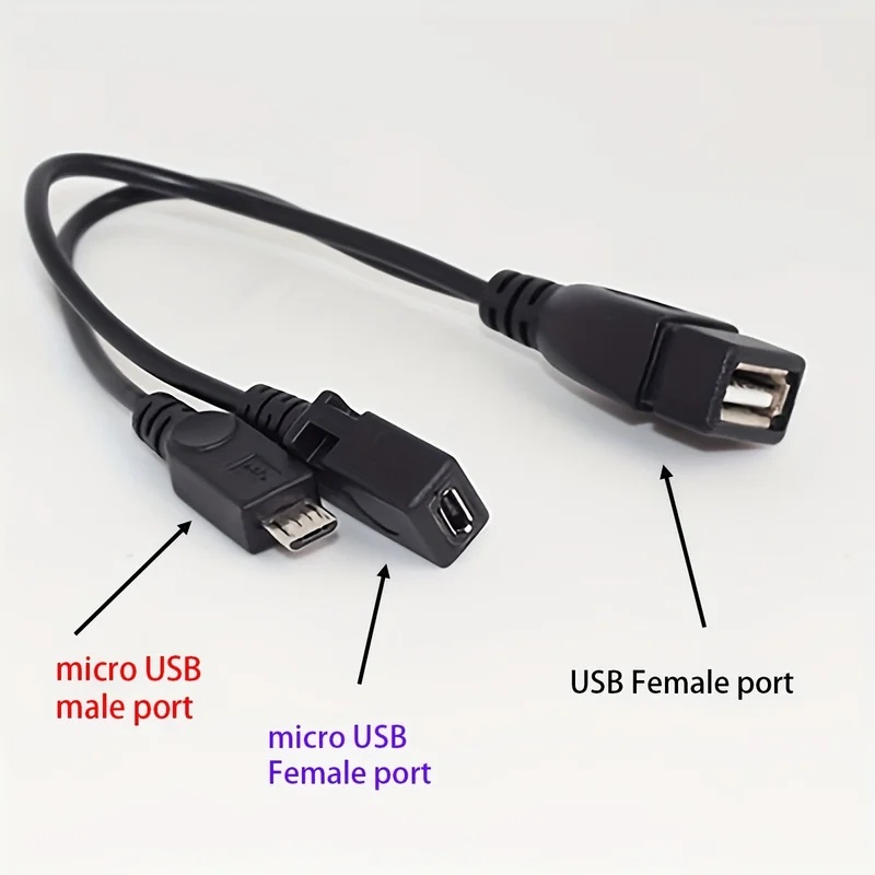 Adaptor Pemisah USB ke Micro U - Tablet Tech Accessories ulasan dan harga