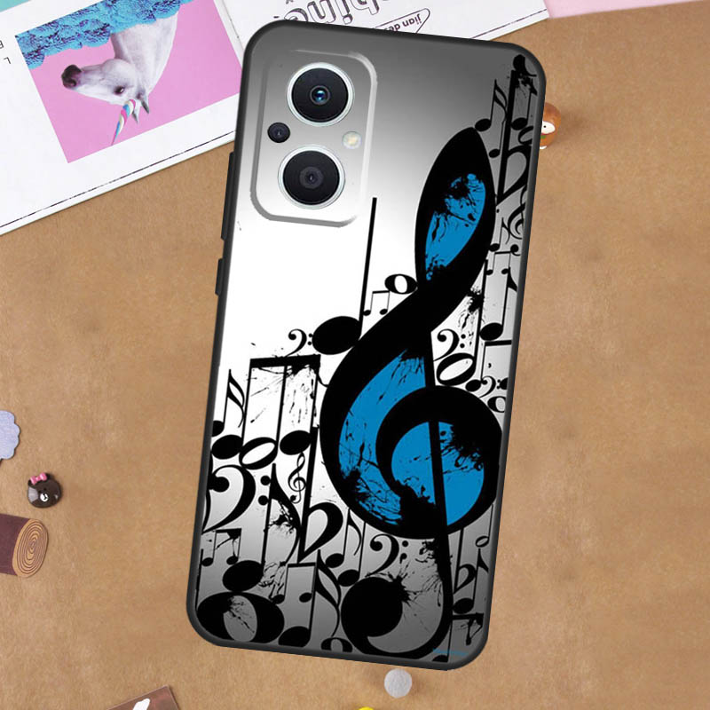 Casing Piano dengan Simbol Not - Oppo Reno 12 ulasan dan harga