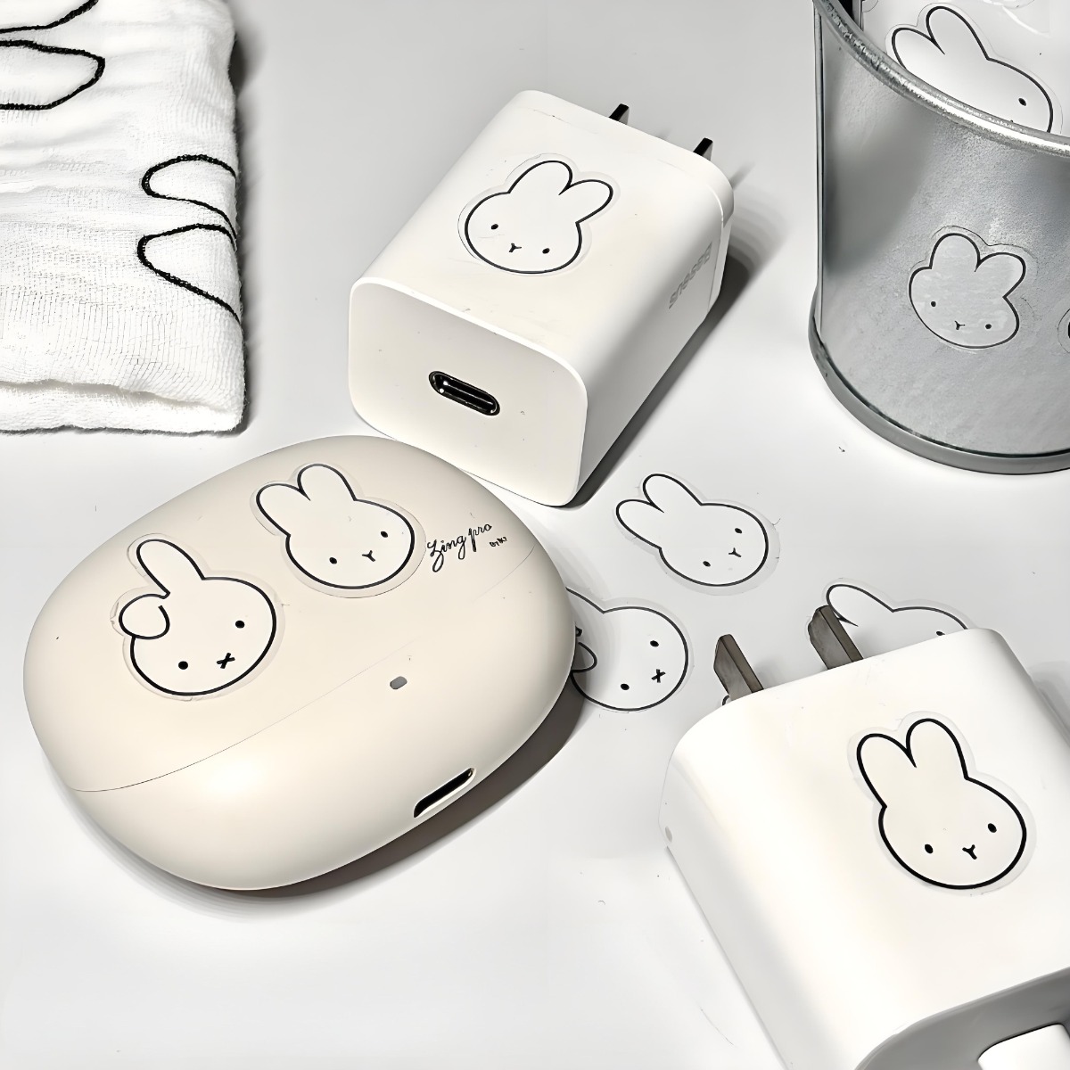 Stiker Cangkir Air Kelinci Mif - Tablet Cute Accessories ulasan dan harga