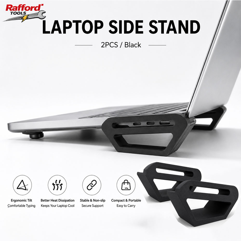 Rafford Laptop Side Stand, Pen - Tablet Lap Desk ulasan dan harga